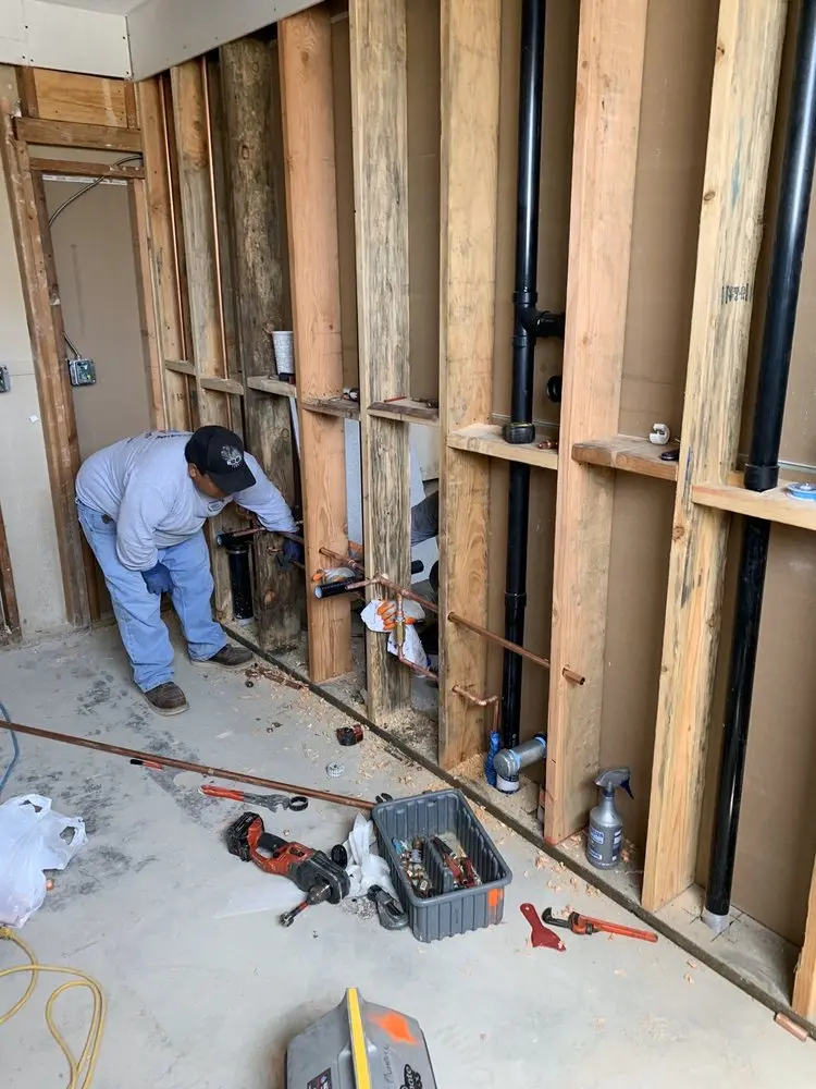 Commercial rough-in plumbing for Water Heater Replacement in Houck Meadows